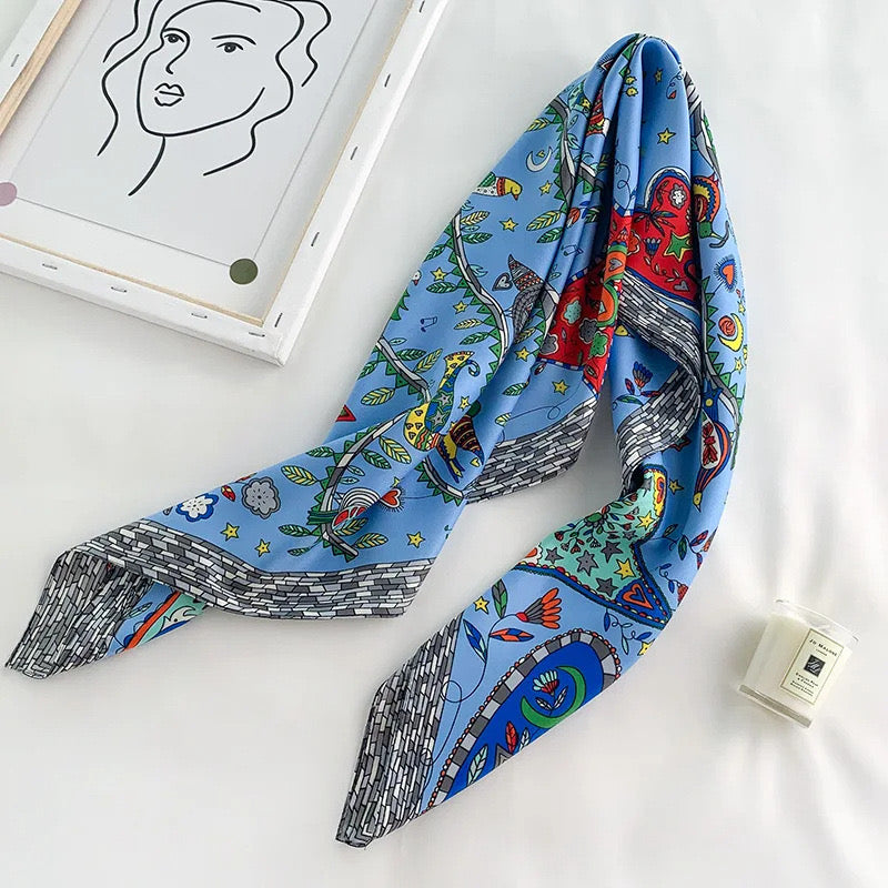 Silk scarf