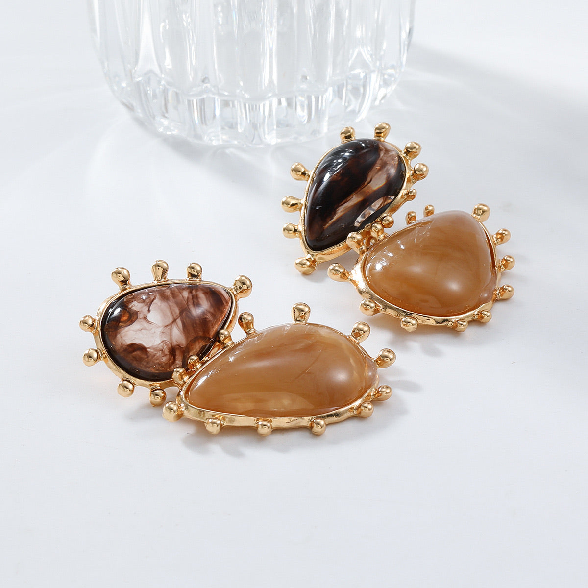 Vintage resin earrings
