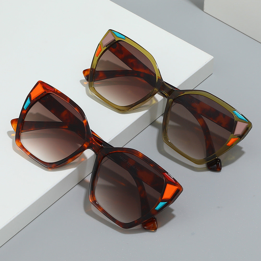 Colored squared Sunglasses
