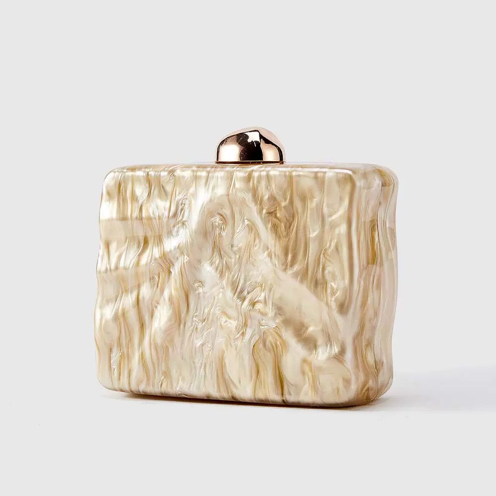 Acrylic Irregular Shaped women’s clutch