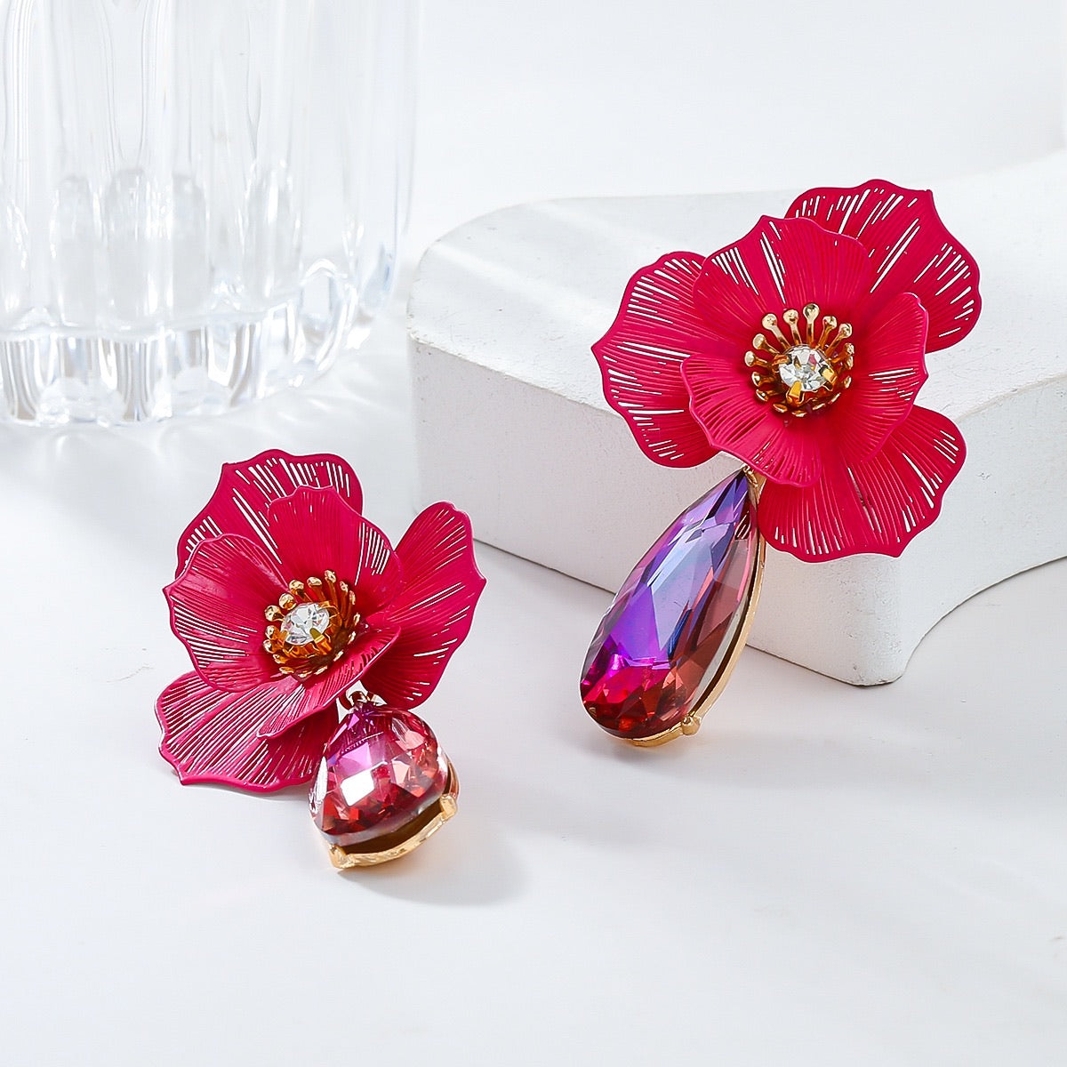 Bloom floral designs earrings