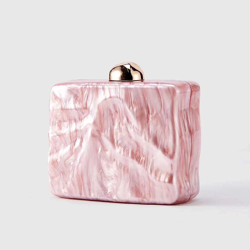 Acrylic Irregular Shaped women’s clutch