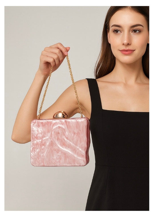 Acrylic Irregular Shaped women’s clutch