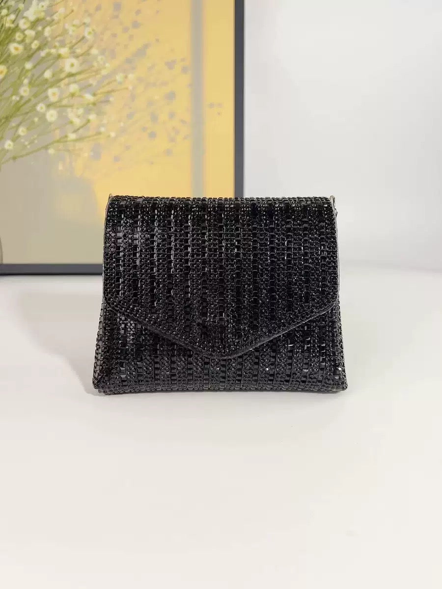 Squared bejeweled chic bag