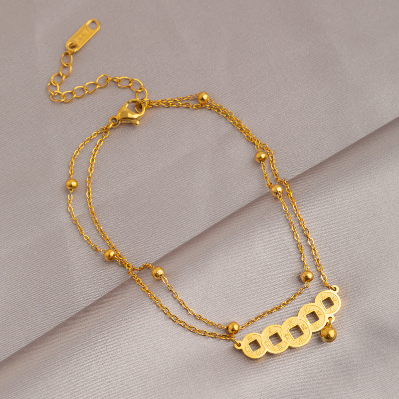 Non tarnish Titanium steel Anklets