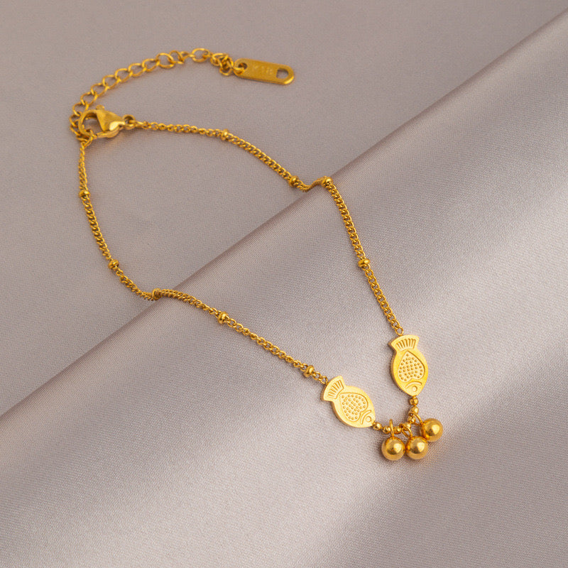 Non tarnish Titanium steel Anklets