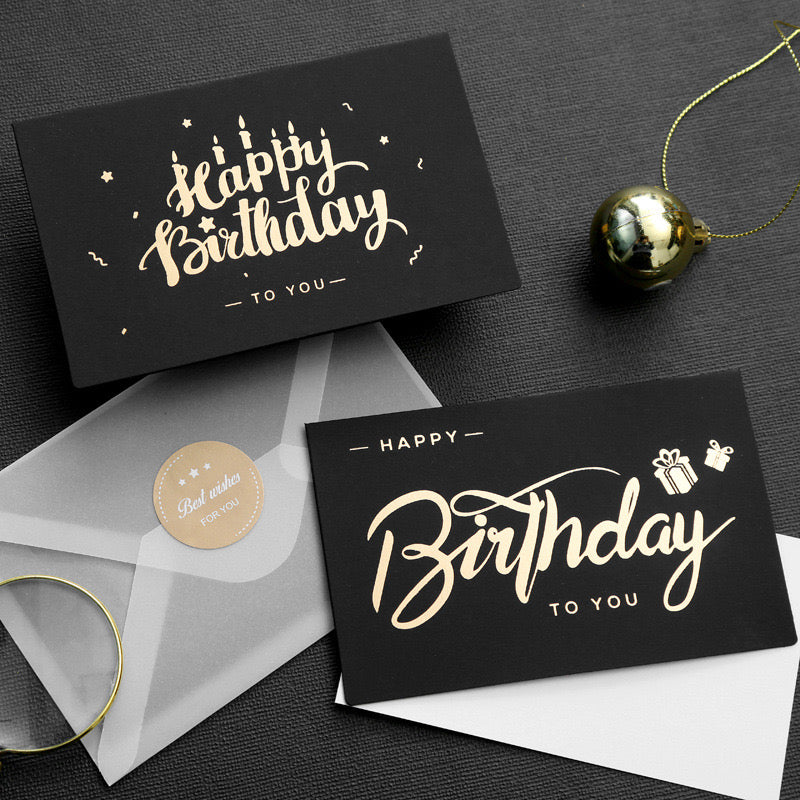 Personalise your order with a card