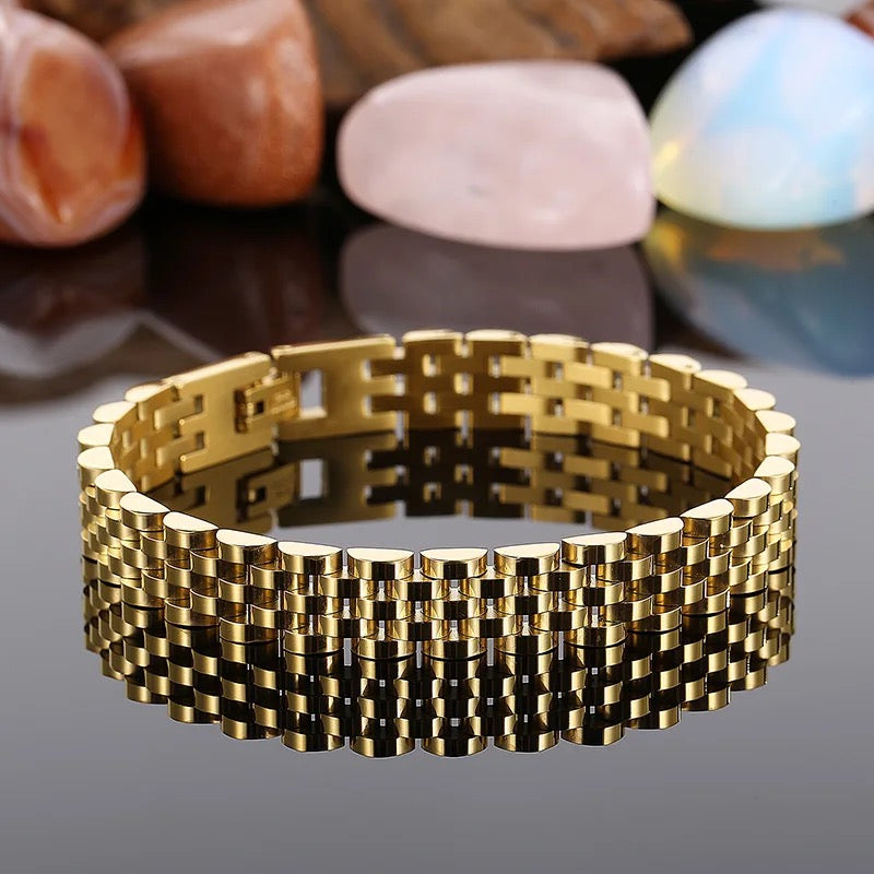 Stainless steel watch band bracelet