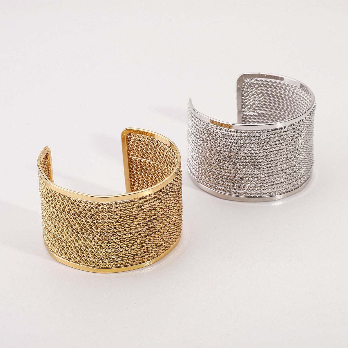 Exaggerated bangles