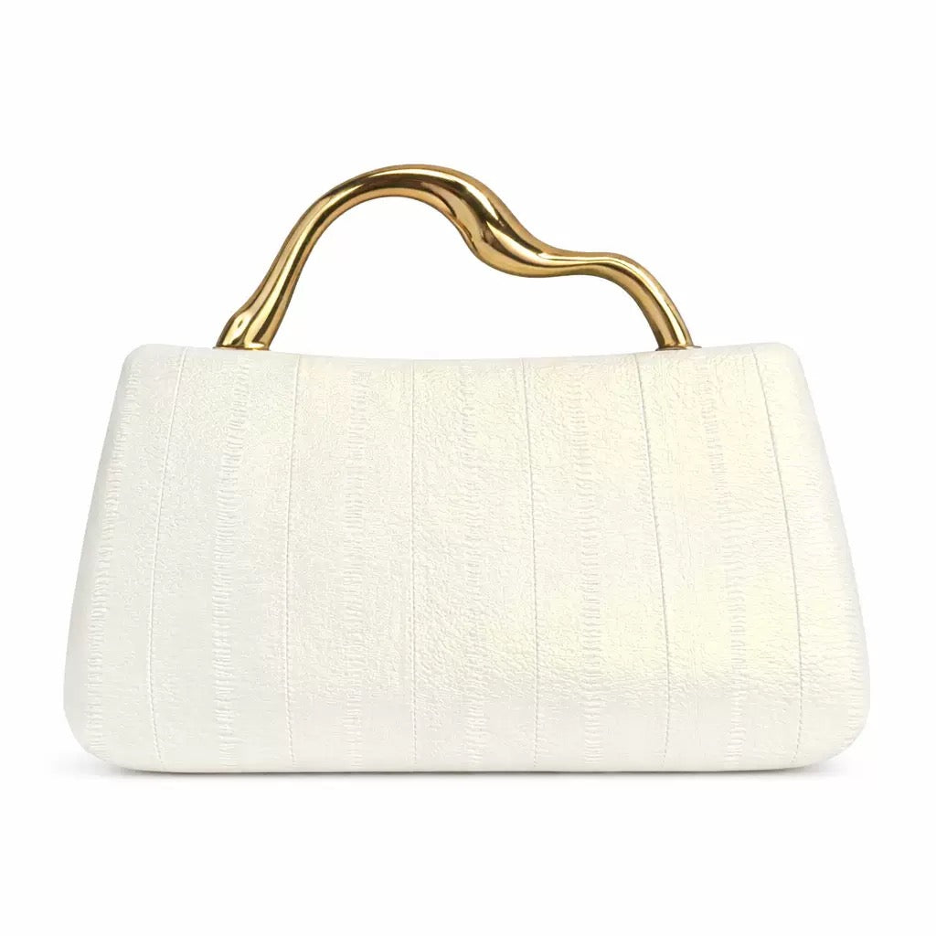 Irregular Gold handle women’s clutch