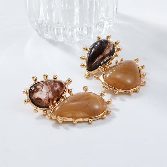 Vintage resin earrings