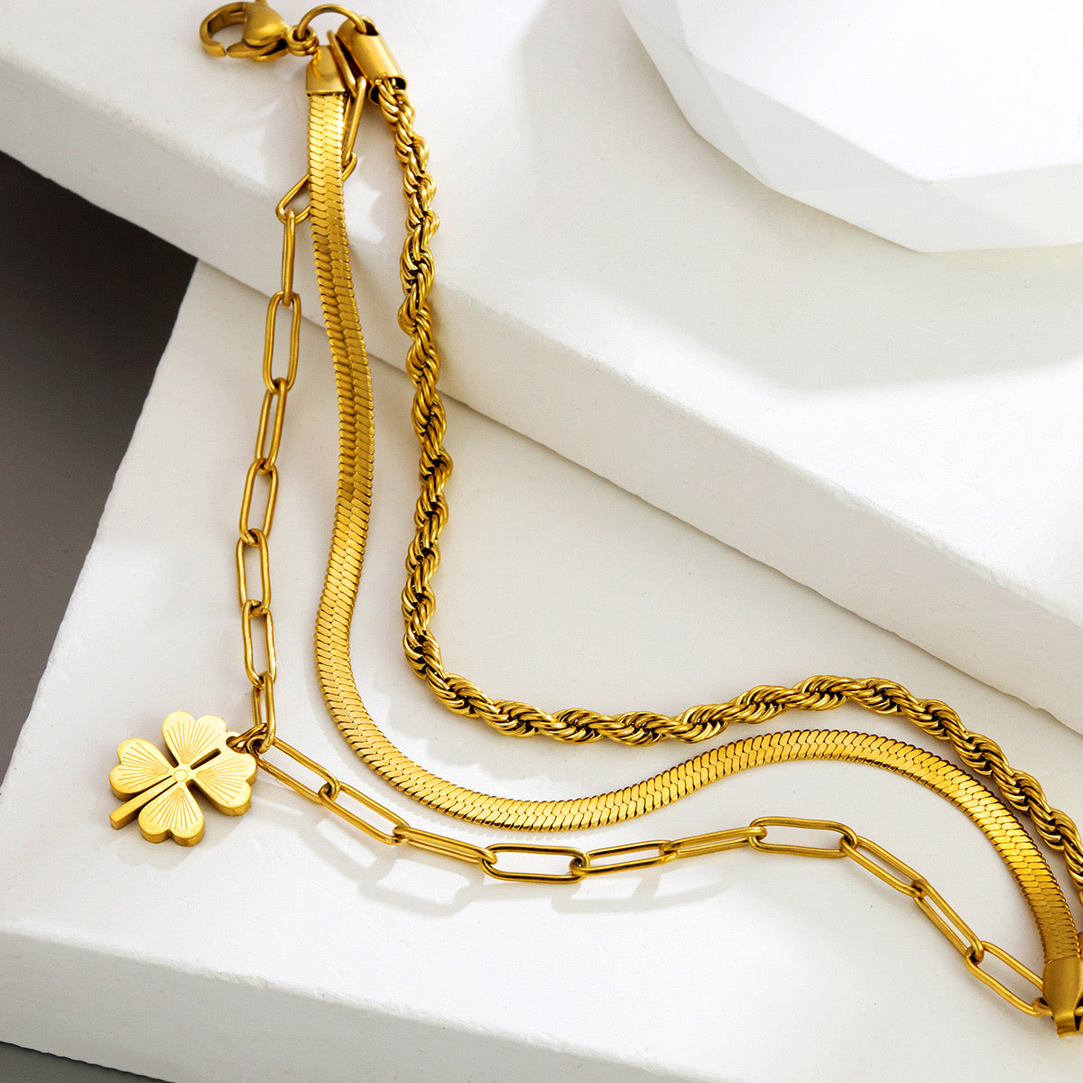 Non tarnish Necklace and Bracelet