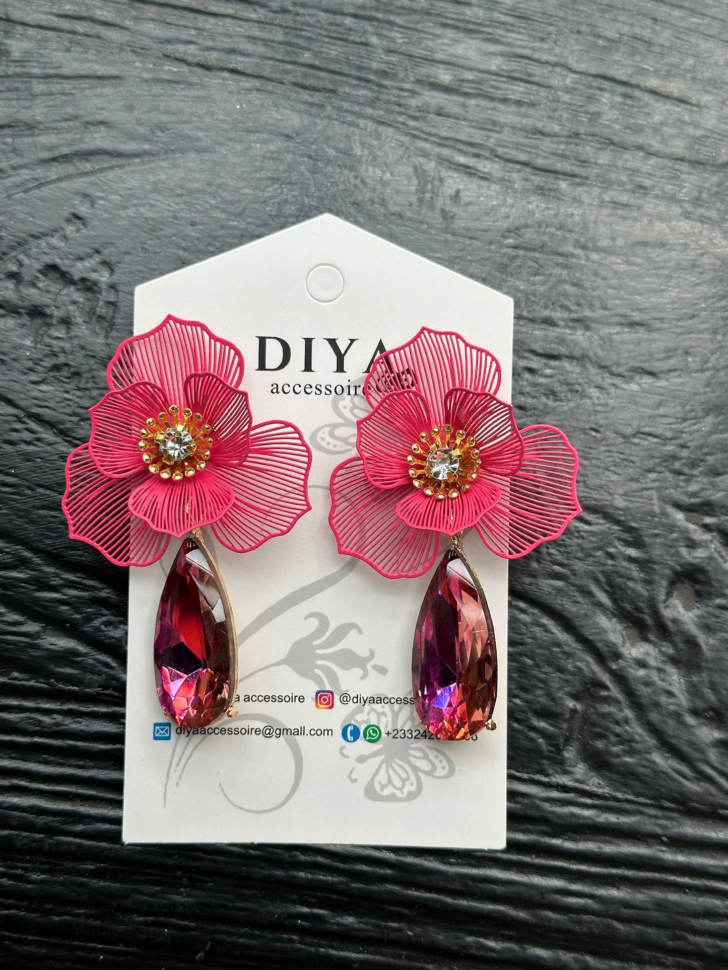 Bloom floral designs earrings