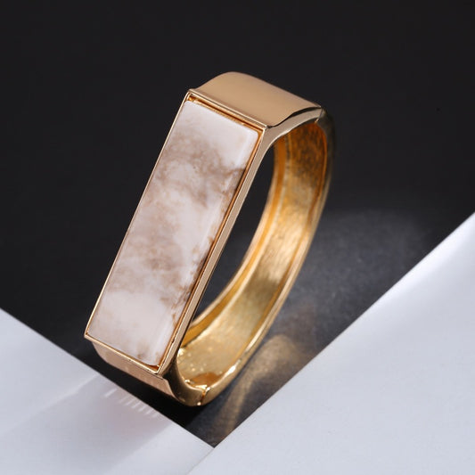 Amber colored bold bracelet