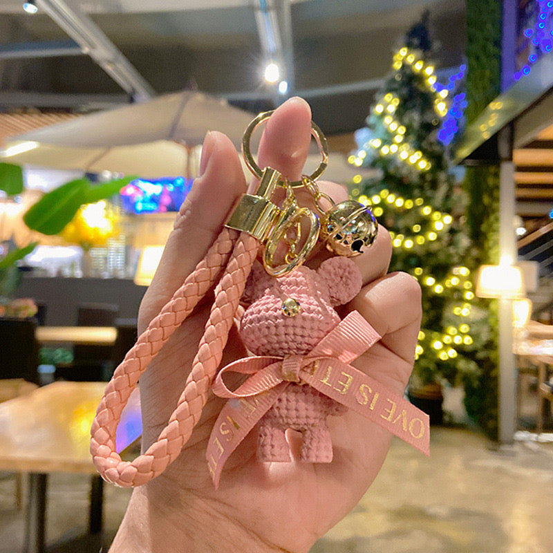 Cute bear keychain