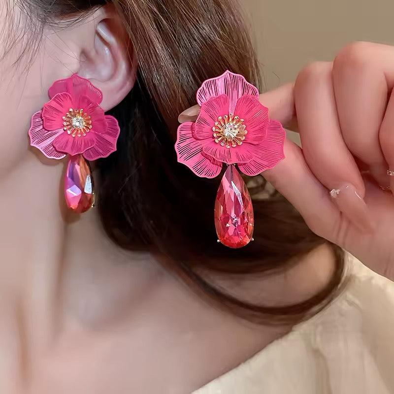 Bloom floral designs earrings