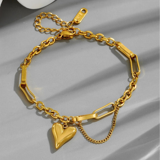 Loved Necklace Non Tarnish Necklace and Bracelet Set