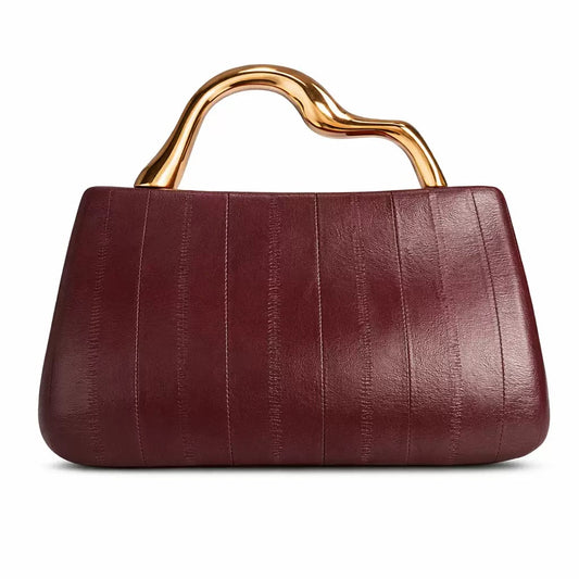 Irregular Gold handle women’s clutch