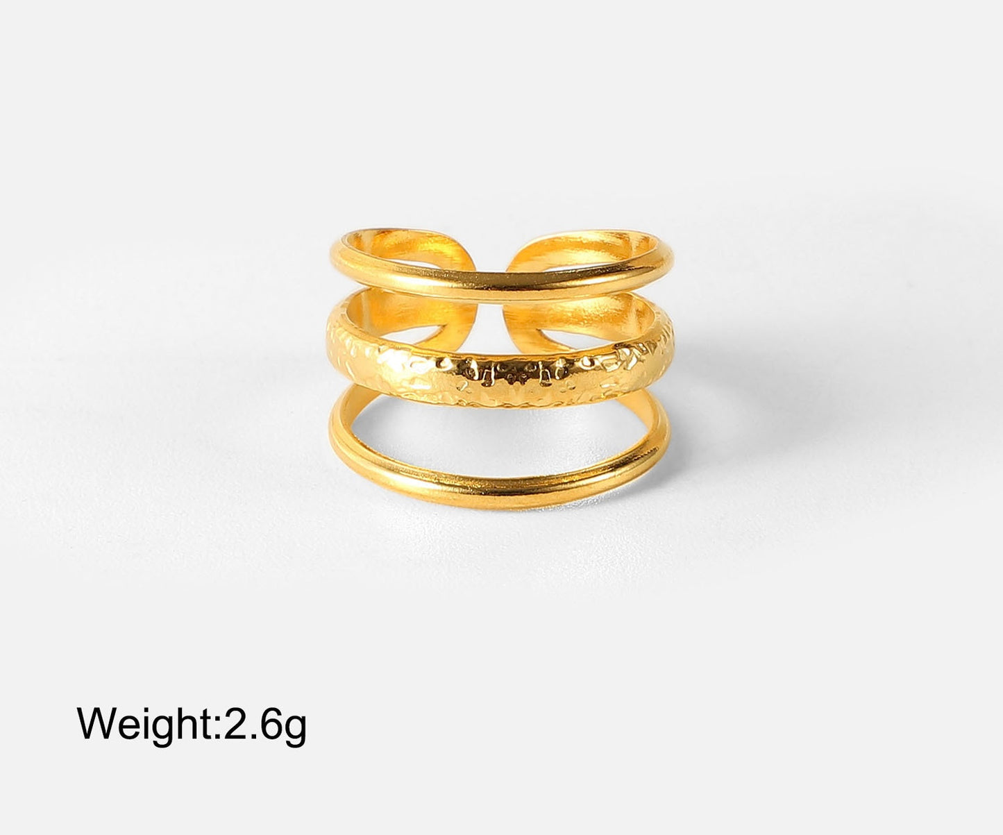 Stainless steel geometric rings