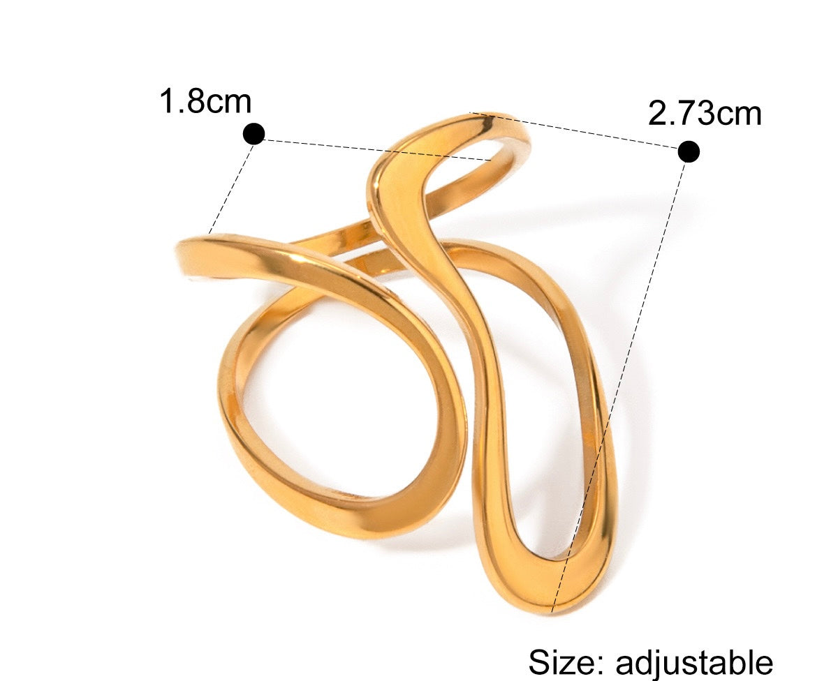 Stainless steel geometric rings