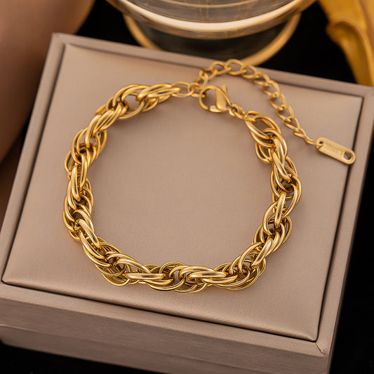 Gold Double wrap bracelet