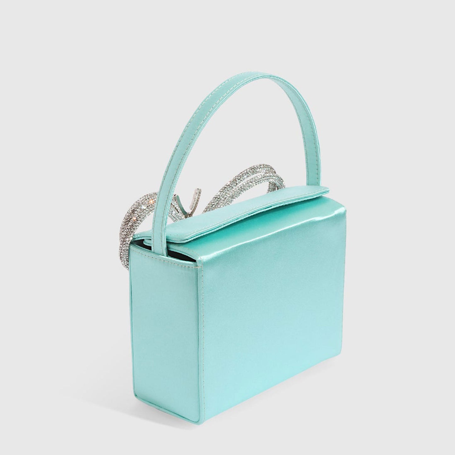 Butterfly sparkle mint green bag