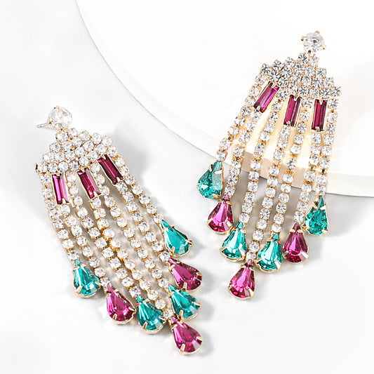 Sparkle tasselled earrings