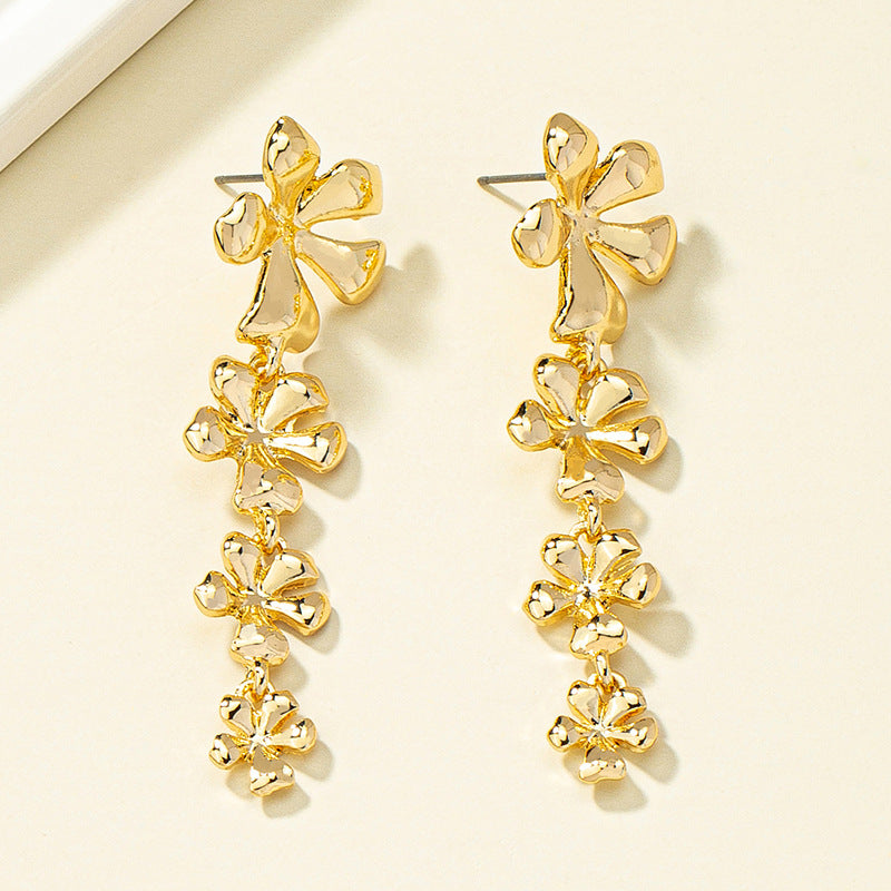 Suc four tier earrings