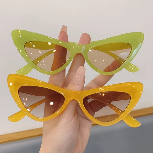 Cat eye trendy sunglasses