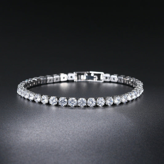 Thin Zirconia Tennis Bracelet