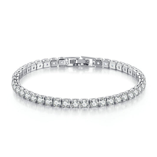 Thin Zirconia Tennis Bracelet