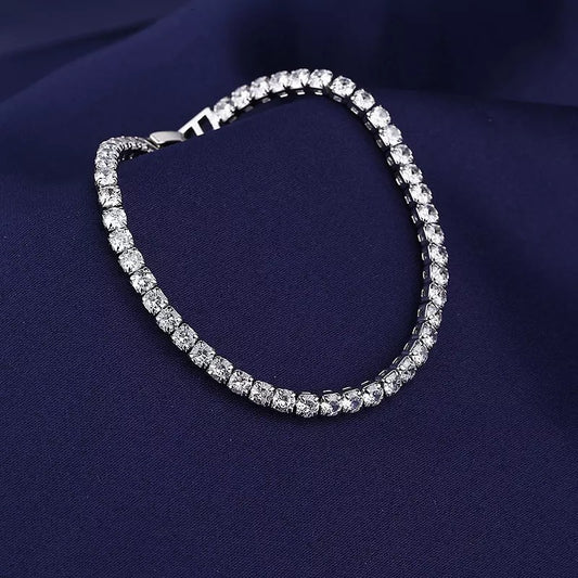 Zircon Crystal Tennis Bracelet